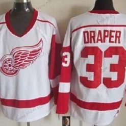 Detroit Red Wings #33 Kris Draper Valkoinen Retro CCM Paita – Miesten