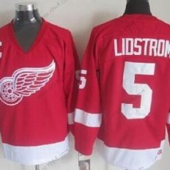 Detroit Red Wings #5 Nicklas Lidstrom Punainen Retro CCM Paita – Miesten