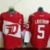 Detroit Red Wings #5 Nicklas Lidstrom Reebok Punainen 2016 Stadium Series Maajoukkue Premier Paita – Miesten