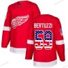 Detroit Red Wings #59 Tyler Bertuzzi Punainen Kotiottelu Aito USA Flag Ommeltu Jääkiekko Paita – Miesten