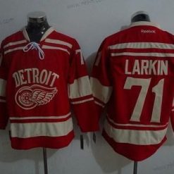 Detroit Red Wings #71 Dylan Larkin 2014 Talvi Klassinen Punainen Paita – Miesten