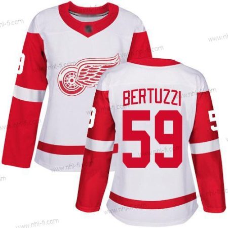 Detroit Red Wings Aito #59 Tyler Bertuzzi Valkoinen Kolmas Paita – Naisten