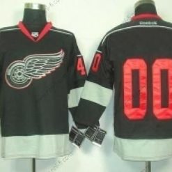 Detroit Red Wings Räätälöidyt 2012 Musta Ice Paita – Miesten