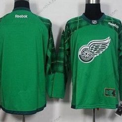 Detroit Red Wings Tyhjä Vihreä 2016 St. Patrick’S Day Jääkiekko Paita – Miesten