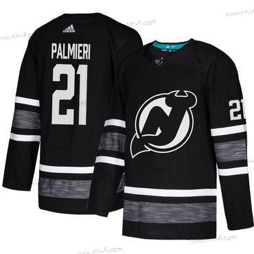 Devils #21 Kyle Palmieri Musta Aito 2019 All-Star Ommeltu Jääkiekko Paita – Miesten