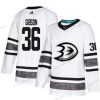 Ducks #36 John Gibson Valkoinen Aito 2019 All-Star Ommeltu Jääkiekko Paita – Miesten