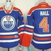 Edmonton Oilers #4 Taylor Hall Royal Sininen Paita – Naisten