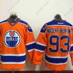 Edmonton Oilers #93 Ryan Nugent-Hopkins 2015 Oranssi Paita – Nuoret