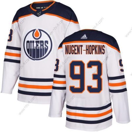 Edmonton Oilers #93 Ryan Nugent-Hopkins Kolmas Valkoinen NHL Vaihtopaita Paita – Nuoret