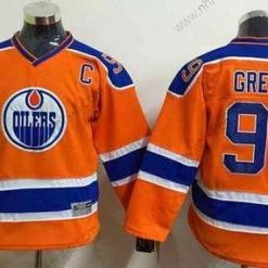 Edmonton Oilers #99 Wayne Gretzky 2015 Oranssi CCM Vintage Paita – Nuoret