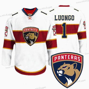 Florida Panthers #1 Roberto Luongo New Logo Reebok Valkoinen Premier Pelaaja Paita – Miesten