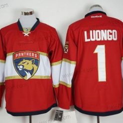 Florida Panthers #1 Roberto Luongo Punainen 2016-17 Kotiottelu Reebok Jääkiekko Paita – Miesten