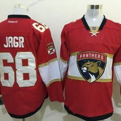 Florida Panthers #68 Jaromir Jagr Punainen 2016-17 Kotiottelu Reebok NHL Jääkiekko Paita – Miesten