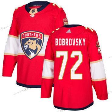 Florida Panthers #72 Sergei Bobrovsky Punainen Kotiottelu Aito Ommeltu Jääkiekko Paita – Miesten