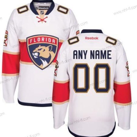 Florida Panthers Räätälöidyt Reebok Valkoinen Kolmas Premier Paita – Miesten