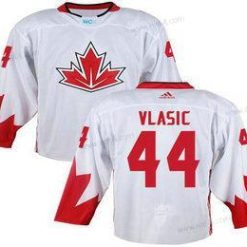 Kanadan maajoukkue #44 Marc-Edouard Vlasic Valkoinen 2016 World Cup Ommeltu NHL Paita – Miesten