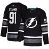 Lightning #91 Steven Stamkos Musta Aito 2019 All-Star Ommeltu Jääkiekko Paita – Miesten