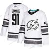 Lightning #91 Steven Stamkos Valkoinen Aito 2019 All-Star Ommeltu Jääkiekko Paita – Miesten