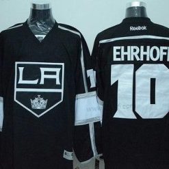 Los Angeles Kings #10 Christian Ehrhoff Reebok Musta Jääkiekko Paita – Miesten