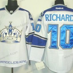 Los Angeles Kings #10 Mike Richards Valkoinen Vieras Paita – Miesten