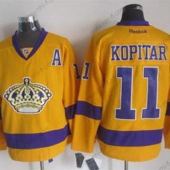 Los Angeles Kings #11 Anze Kopitar Keltainen Paita – Miesten