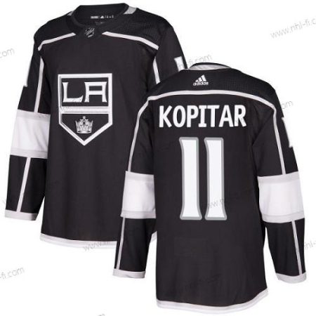 Los Angeles Kings #11 Anze Kopitar Musta Kotiottelu Aito Ommeltu NHL Paita – Nuoret