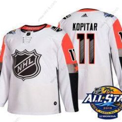 Los Angeles Kings #11 Anze Kopitar Valkoinen 2018 NHL All-Star Ommeltu Jääkiekko Paita – Miesten