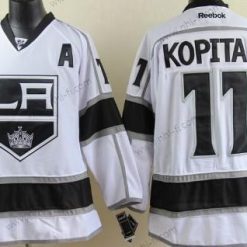 Los Angeles Kings #11 Anze Kopitar Valkoinen Paita – Miesten