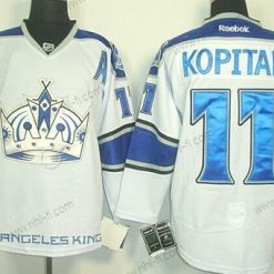 Los Angeles Kings #11 Anze Kopitar Valkoinen Vieras Paita – Miesten