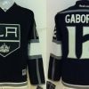 Los Angeles Kings #12 Marian Gaborik Musta Paita – Lasten