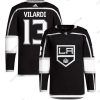 Los Angeles Kings #13 Gabriel Vilardi Musta Ommeltu Paita – Miesten