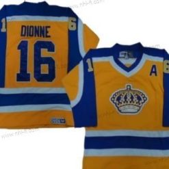 Los Angeles Kings #16 Marcel Dionne Keltainen With Violetti Retro CCM Paita – Miesten