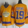 Los Angeles Kings #19 Butch Goring 1970-71 Valkoinen CCM Vintage Paita – Miesten