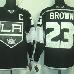 Los Angeles Kings #23 Dustin Brown Musta Paita – Miesten