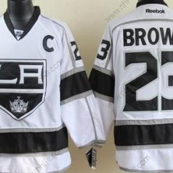 Los Angeles Kings #23 Dustin Brown Valkoinen Paita – Miesten