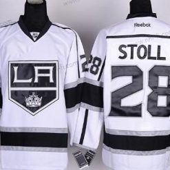 Los Angeles Kings #28 Jarret Stoll Valkoinen Paita – Miesten