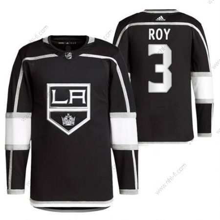 Los Angeles Kings #3 Matt Roy Musta Ommeltu Paita – Miesten