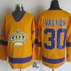 Los Angeles Kings #30 Rogie Vachon 1970-71 Keltainen CCM Vintage Paita – Miesten