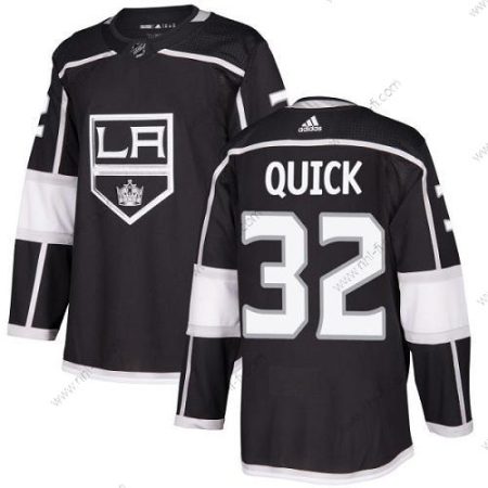 Los Angeles Kings #32 Jonathan Quick Musta Kotiottelu Aito Ommeltu NHL Paita – Nuoret