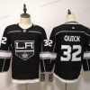 Los Angeles Kings #32 Jonathan Quick Musta Paita – Nuoret