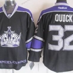 Los Angeles Kings #32 Jonathan Quick Musta Vieras Paita – Miesten