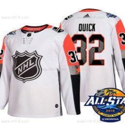 Los Angeles Kings #32 Jonathan Quick Valkoinen 2018 NHL All-Star Ommeltu Jääkiekko Paita – Miesten