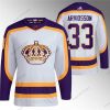 Los Angeles Kings #33 Viktor Arvidsson Valkoinen 2022 Käänteinen Retro Ommeltu Paita – Miesten