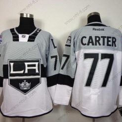 Los Angeles Kings #77 Jeff Carter 2015 Stadium Series Harmaa #2 Valkoinen Paita – Miesten