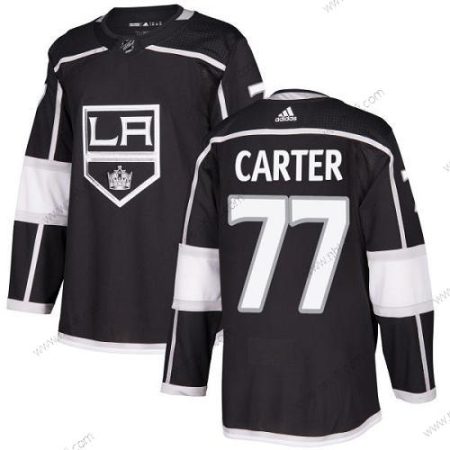 Los Angeles Kings #77 Jeff Carter Musta Kotiottelu Aito Ommeltu NHL Paita – Nuoret