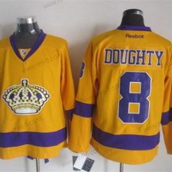 Los Angeles Kings #8 Drew Doughty Keltainen Paita – Miesten