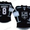 Los Angeles Kings #8 Drew Doughty Musta Paita – Lasten