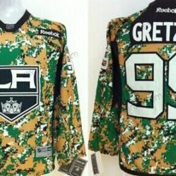 Los Angeles Kings #99 Wayne Gretzky 2014 Maastokuvio Paita – Lasten