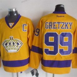 Los Angeles Kings #99 Wayne Gretzky Keltainen Paita – Miesten