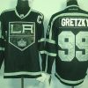 Los Angeles Kings #99 Wayne Gretzky Musta Ice Paita – Miesten